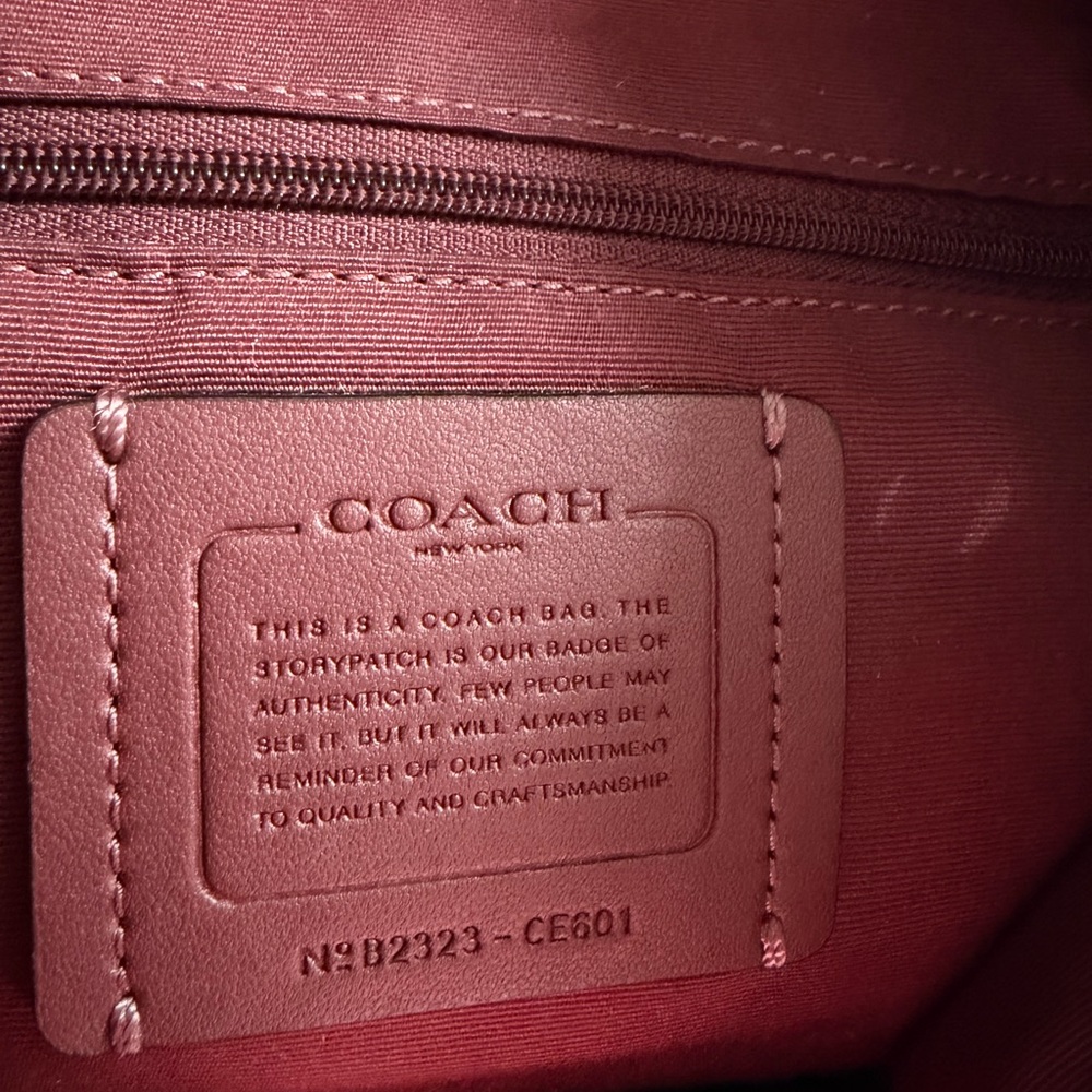 Coach Dempsey Black and Gray Signature Backpack - Picture 5 of 11